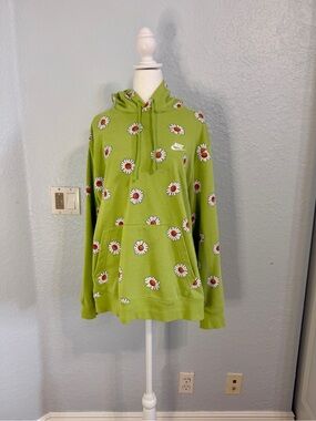 Nike Lime Green Daisy Hoodie